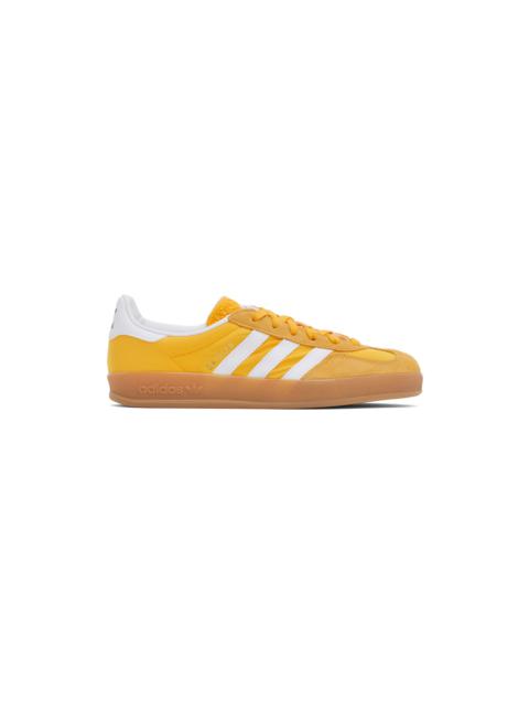 adidas Originals Yellow & White Gazelle Indoor Sneakers