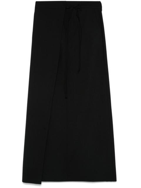 MM6 Maison Margiela wool wrap skirt