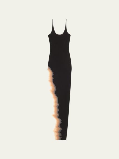 GRACE LING Flame Slit Maxi Tank Dress