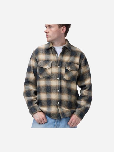 3sixteen Crosscut Flannel ~ Brown/Ecru