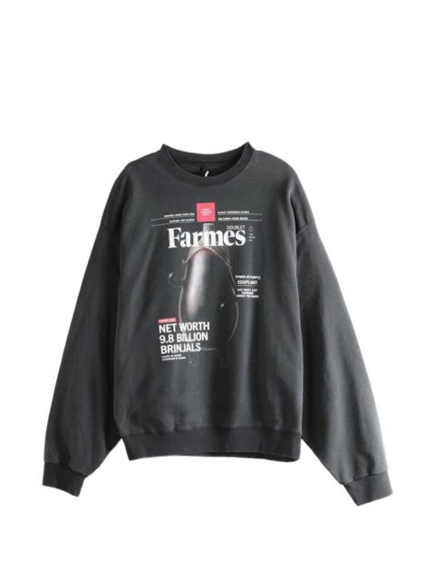 doublet Farmes Magazine Cover printed sweatshirt