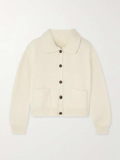 &DAUGHTER Merino wool cardigan Cream