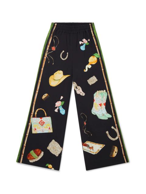 CASABLANCA L'Ecurie Nuit Wide Leg Trousers