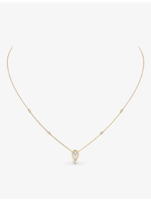MESSIKA Fiery Gold and 0.10ct Diamond Necklace