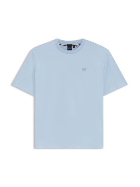 BOSS REGULAR-FIT T-SHIRT IN MERCERIZED COTTON