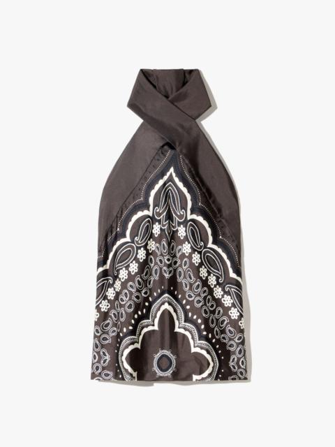 NILI LOTAN SOLAL SILK HALTERNECK TOP