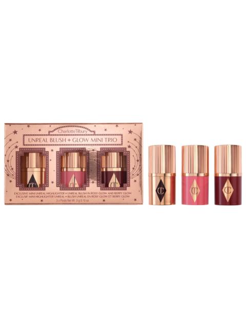 Charlotte Tilbury Mini Unreal Blush + Glow Trio