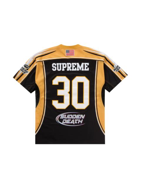 Supreme Supreme Sudden Death Football Jersey Black