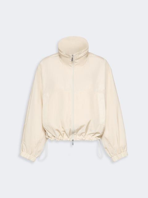 WEEKEND Max Mara NURAGHE Water-repellent canvas windbreaker - IVORY