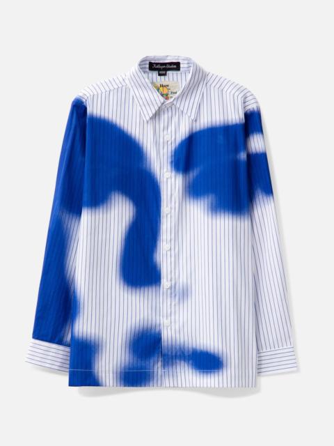 KidSuper STRIPE BLURRY FACE SHIRT