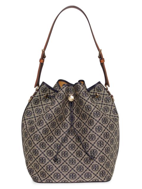 TORY BURCH Women's T Monogram Oversized Bucket Bag - Tory Navy