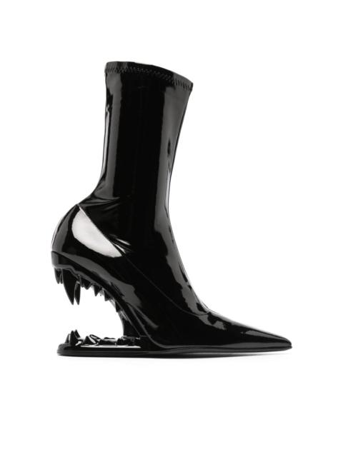 Morso 120mm vinyl ankle boots