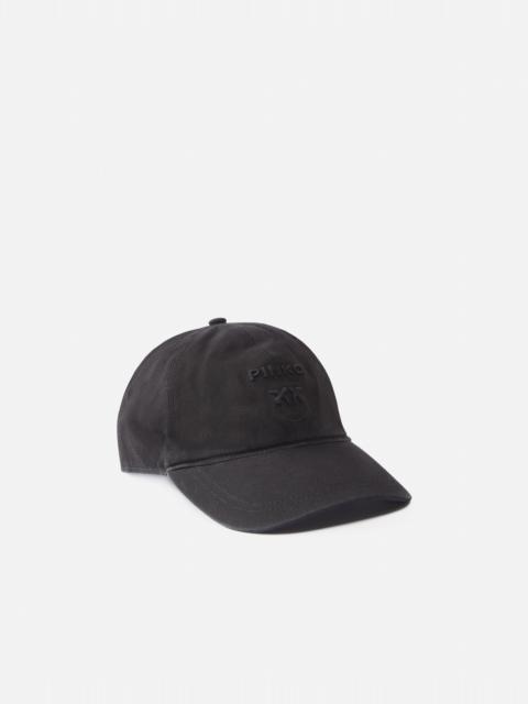 PINKO CAP WITH LOGO EMBROIDERY