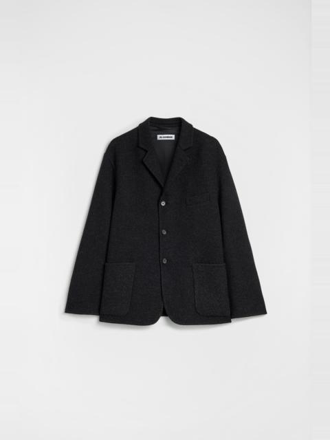 Jil Sander Wool Chevron Jacket