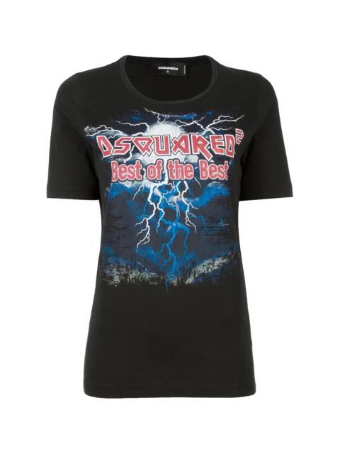 DSQUARED2 Best of the Best Lightning Cotton T-Shirt "Black" S75GC0843-S22427-900