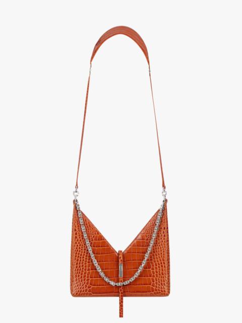 Givenchy SMALL CUT OUT BAG IN CROCODILE EFFECT LEATHER WITH CHAIN