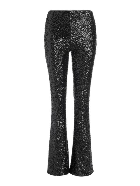 Alice + Olivia LARA SEQUIN BOOTCUT PANT