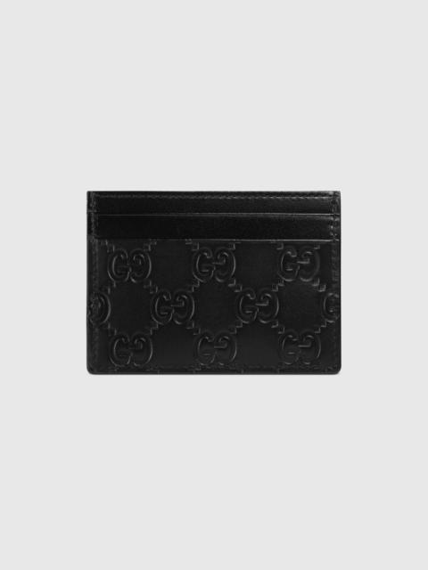 GUCCI Gucci Signature leather card case