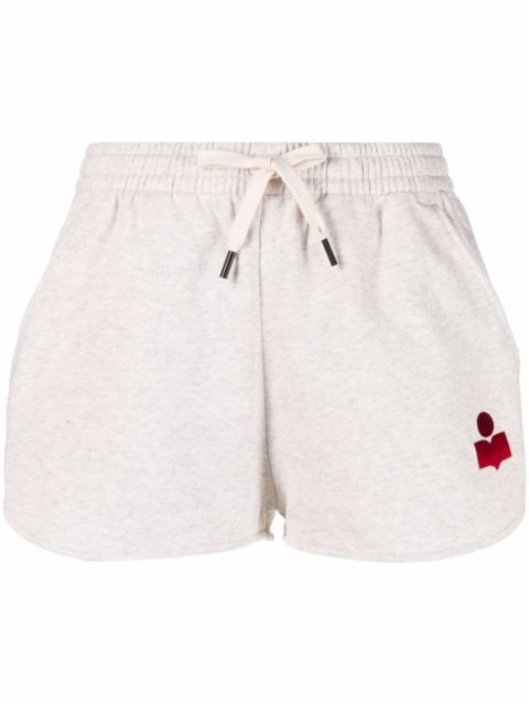 Isabel Marant Étoile logo-print track shorts