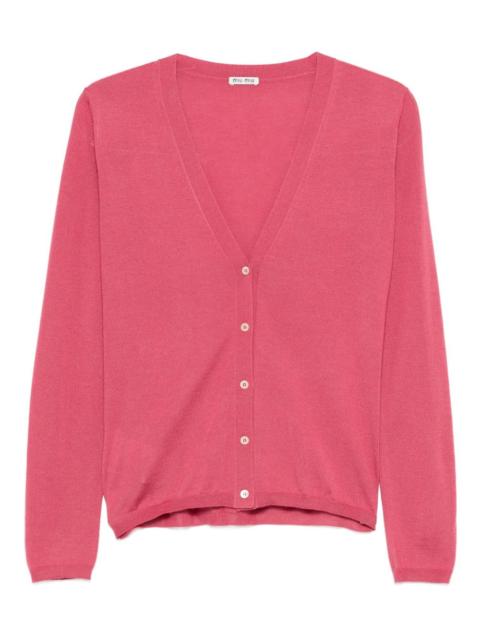 Miu Miu V-neck button-up cardigan
