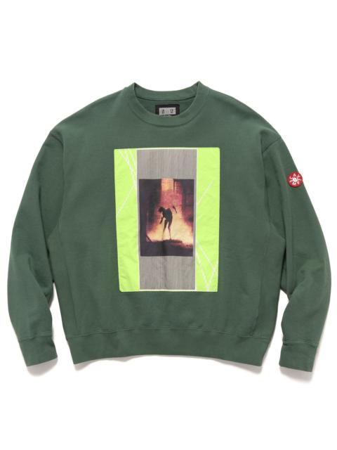 Cav Empt Washed VS 8b Crew Neck Green