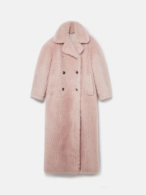 Stella McCartney Oversized Plush Teddy Long Coat