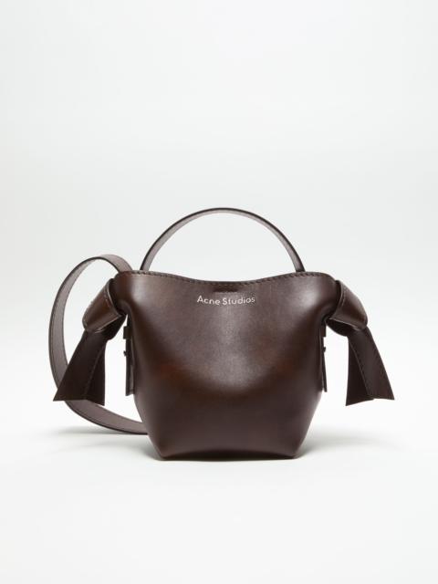 Acne Studios Musubi mini shoulder bag - Dark brown