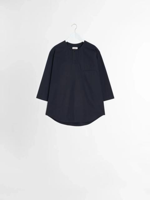 Lemaire SHORT SLEEVE HENLEY TOP