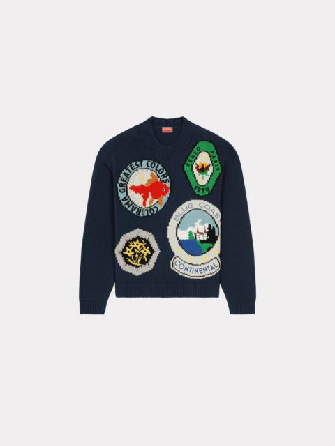'KENZO Travel' hand-embroidered jumper