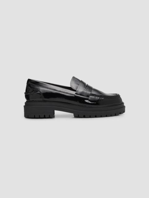 rag & bone Women's Bedford Patent Leather Loafers - Black Patent