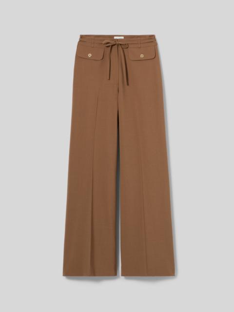 Claudie Pierlot WIDE-LEG WOOL BLEND TROUSERS