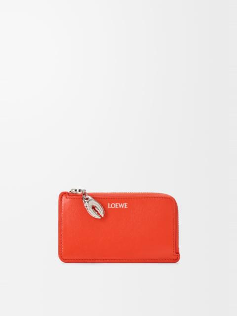 Loewe Claw coin cardholder in glossy lambskin