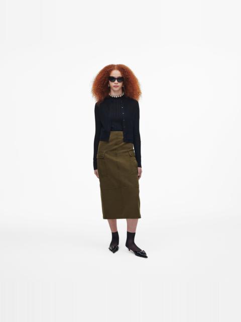 Marc Jacobs FINE RIBBED MERINO CARDIGAN