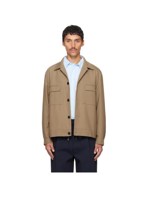 HUGO Beige Slim-Fit Jacket