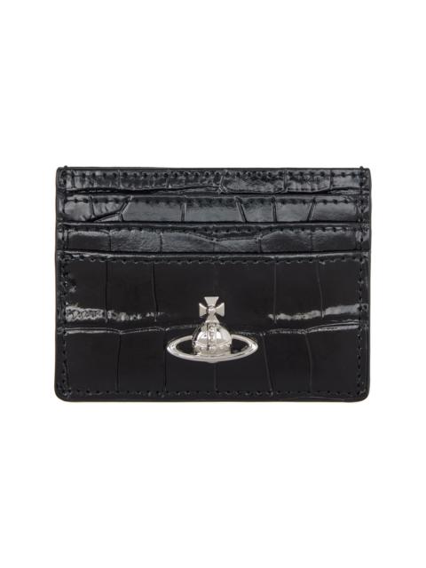 Vivienne Westwood Black Flat Card Holder