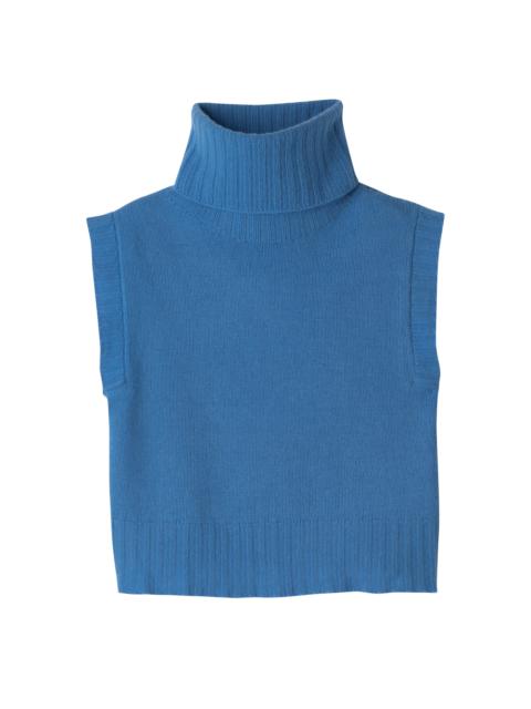 Longchamp Fall-Winter 2023 Collection Sleeveless sweater Cobalt - OTHER