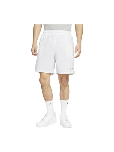 Nike Nike Solo Swoosh 짠 반바지 '화이트' DX0750-100