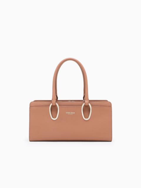 GIORGIO ARMANI LEATHER BAULETTO BAG