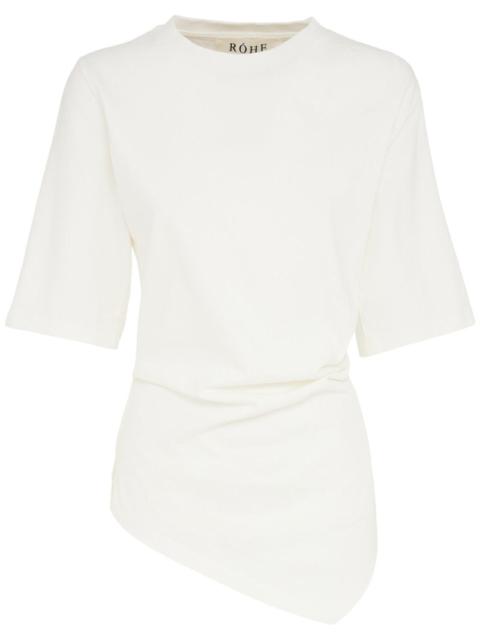 RÓHE Re-invented twisted cotton t-shirt