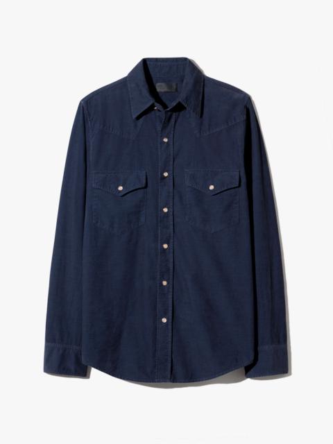 NILI LOTAN TRAVIS CORDUROY SHIRT