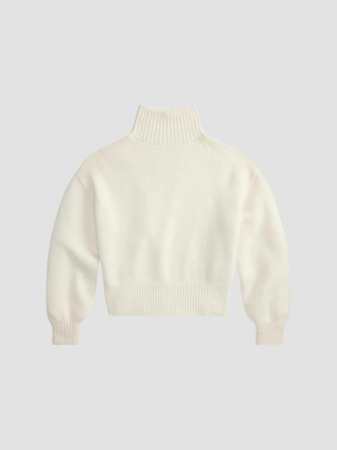 Polo Ralph Lauren Women's Cashmere Funnel-Neck Sweater - Natural
