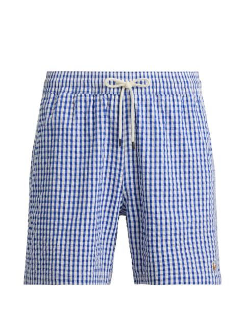 Polo Ralph Lauren gingham drawstring swim shorts