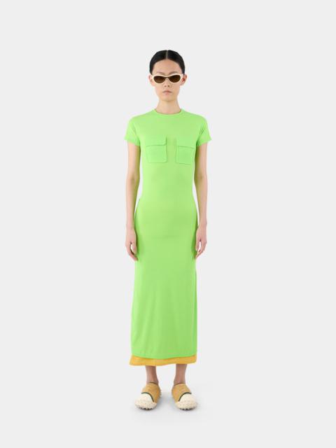 SUNNEI POCKETS DRESS / fluo green