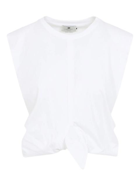 Elisabetta Franchi Knot-detail T-shirt
