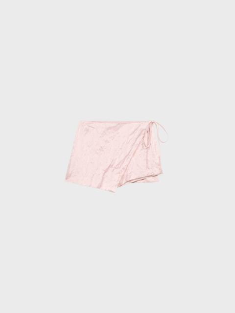 Blumarine CRINKLED SATIN SHORTS