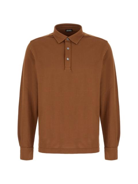 ZEGNA long-sleeve polo shirt