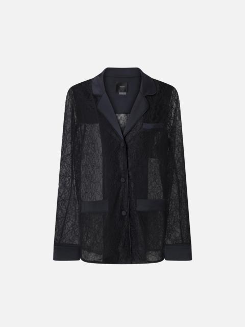 PINKO LACE AND SATIN JACKET