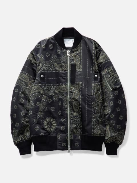 BANDANA PRINT BLOUSON