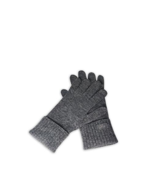 WEEKEND Max Mara Zamianew ribbed gloves