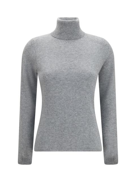 Allude Allude Cashmere Turtleneck Sweater — Gray